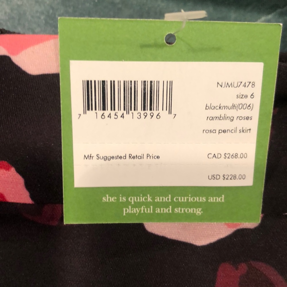 Kate Spade NWT Rambling Roses Skirt - Picture 4 of 5